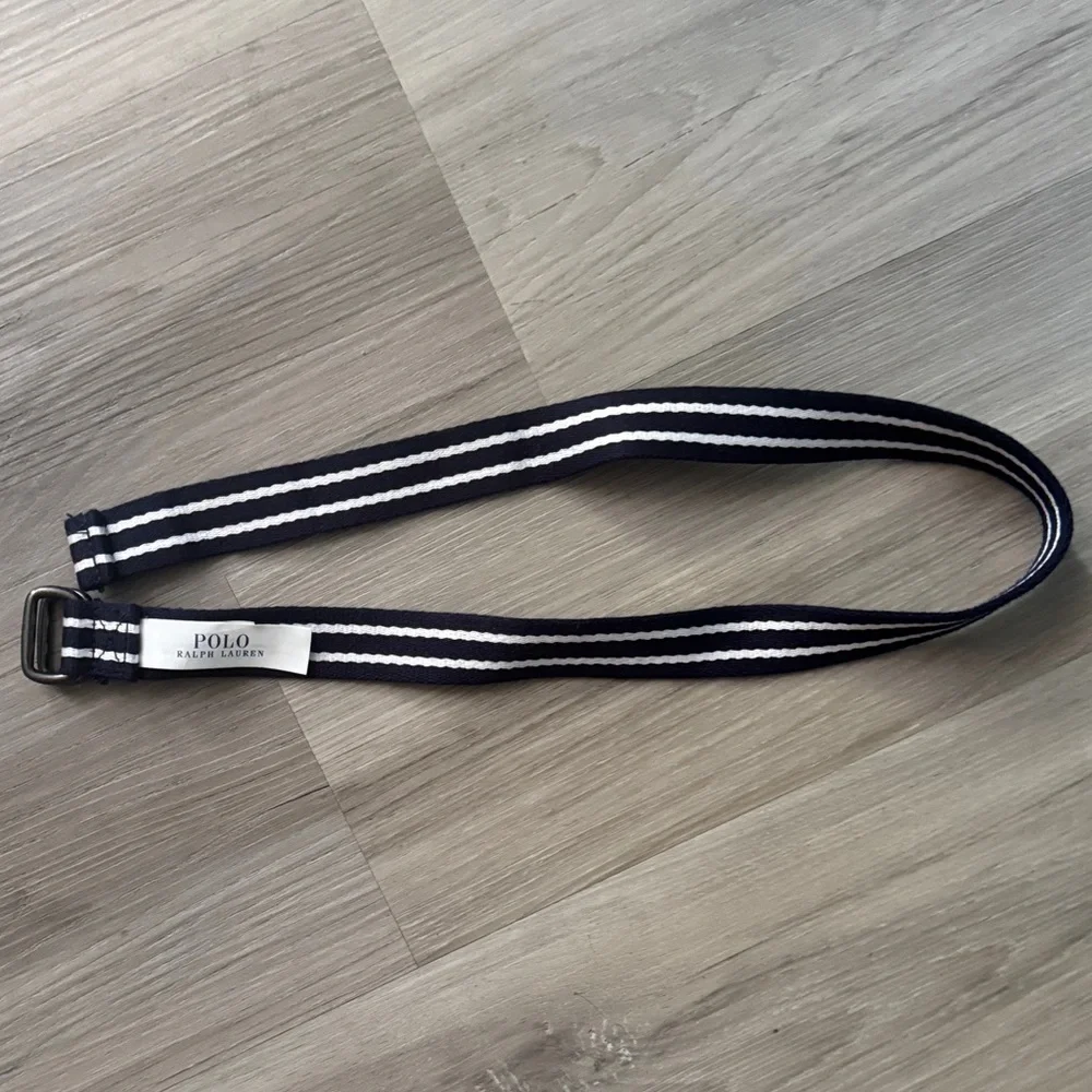 Polo by Ralph Lauren Navy and White Kids Belt
